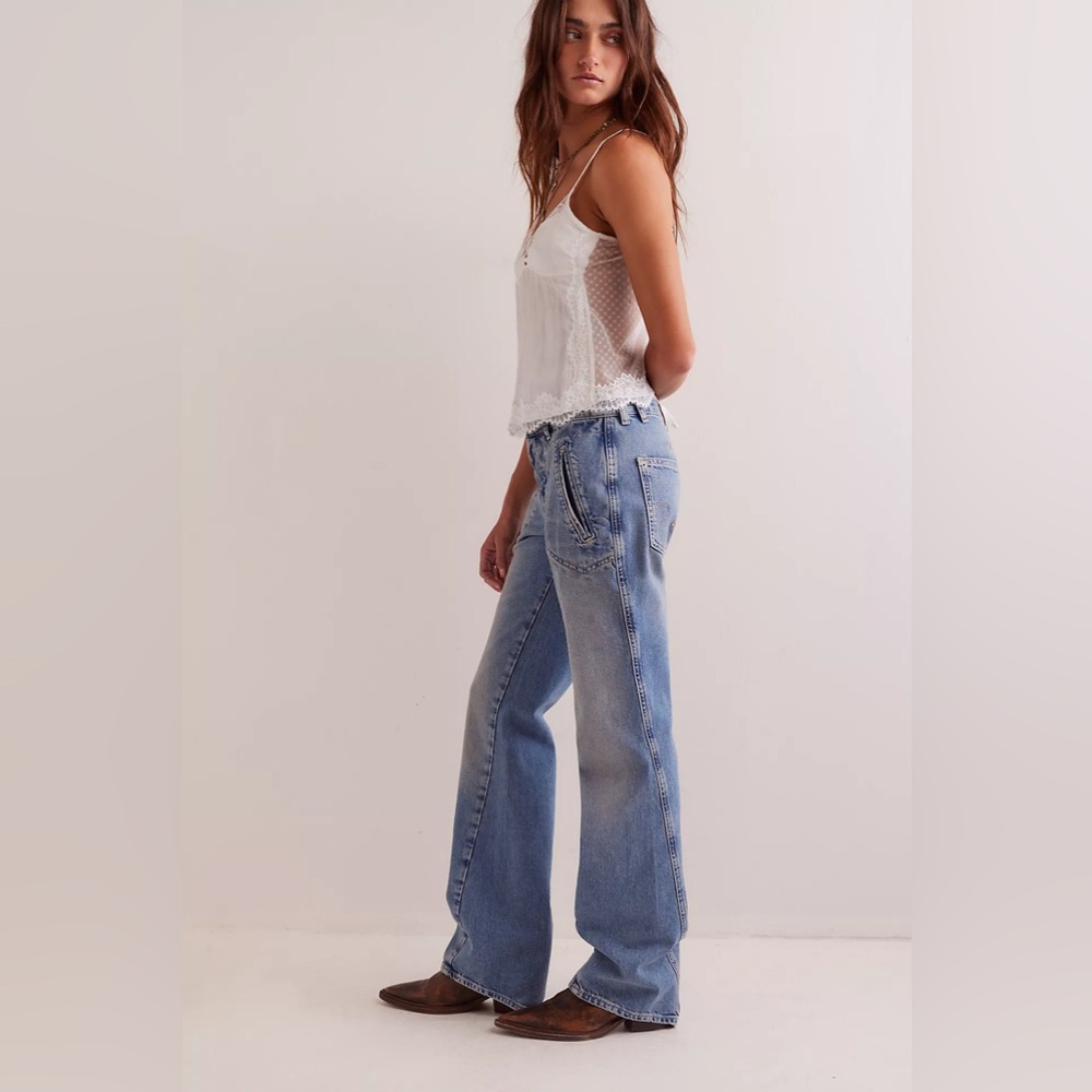FREE PEOPLE We The Free Carnivale Bootcut Jeans